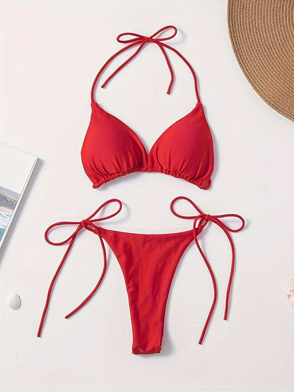 Gaity | Minimalist Bikini with Bow Details