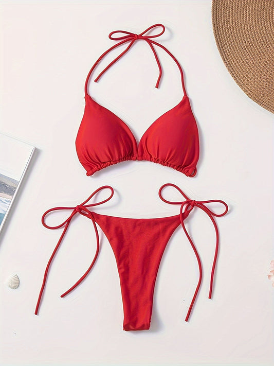 Gaity | Minimalist Bikini with Bow Details