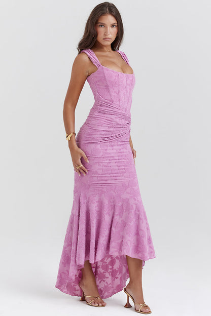 Alcinia | Elegant Asymmetrical Midi Dress