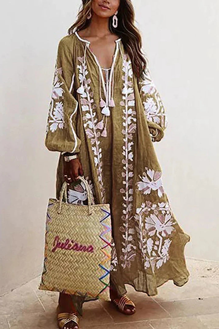 Paisleigh | Elegant Ladies Boho Maxi Dress
