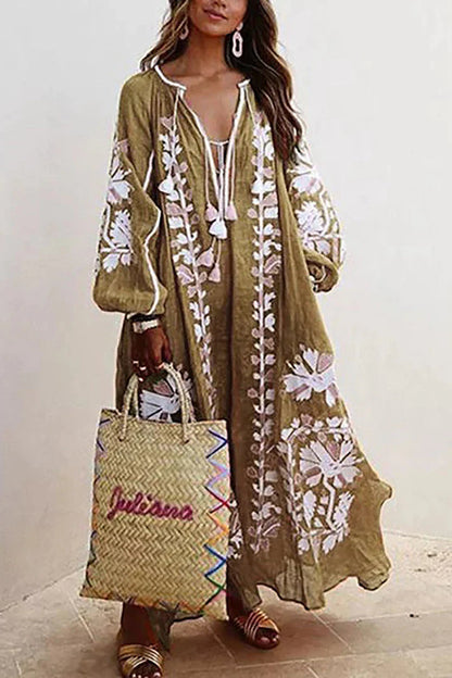 Paisleigh | Elegant Ladies Boho Maxi Dress