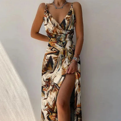 Raynalee | Chiffon Maxi Summer Dress for Women