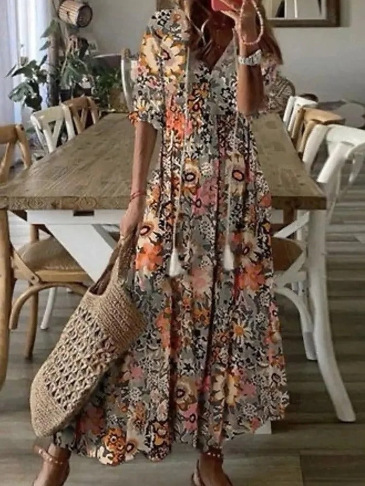 Danisha | Stylish Women's Boho Maxi Dress
