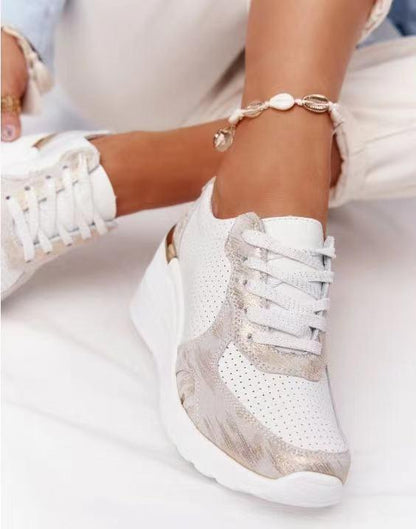 Comfortable Women's Sneakers with Elevated Sole