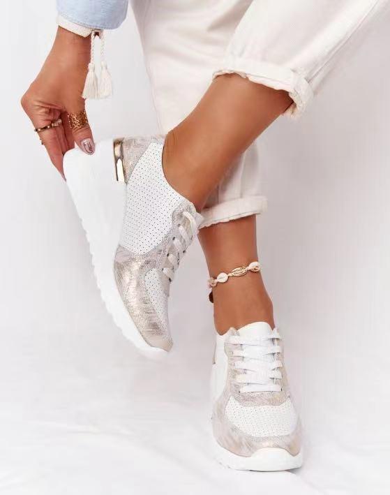 Comfortable Women's Sneakers with Elevated Sole