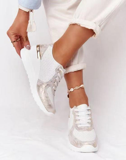Comfortable Women's Sneakers with Elevated Sole