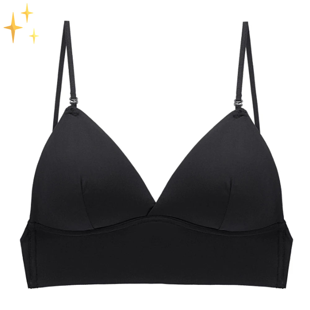 Women's underwear with backless style and soft cups