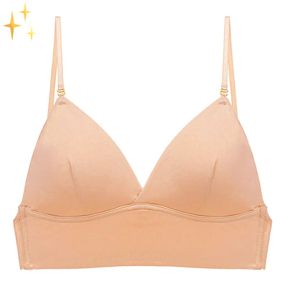 Women's underwear with backless style and soft cups