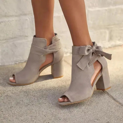 Odessah | Chic Tie-Up Ankle Boots
