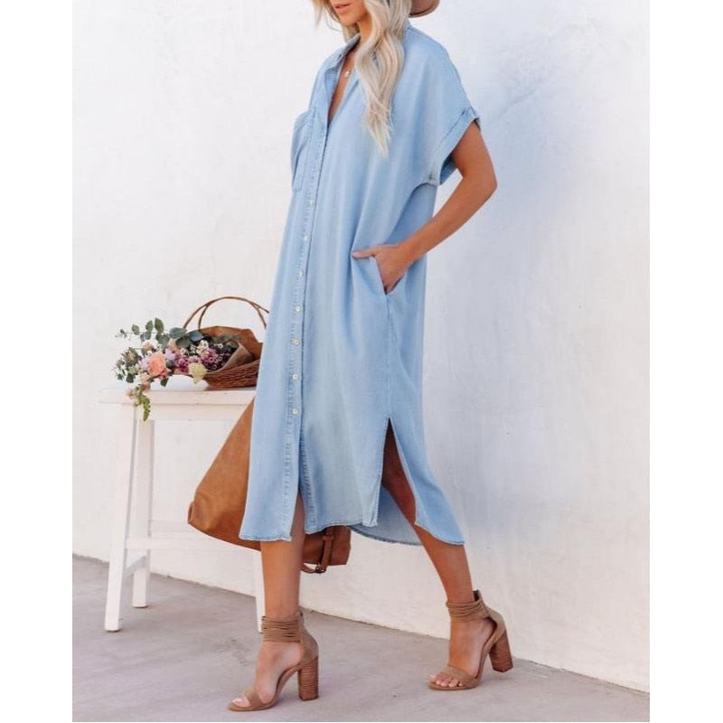 Orlah | Relaxed Denim Ladies Blouse Dress