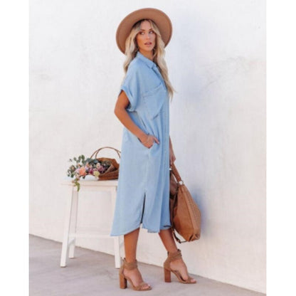 Orlah | Relaxed Denim Ladies Blouse Dress