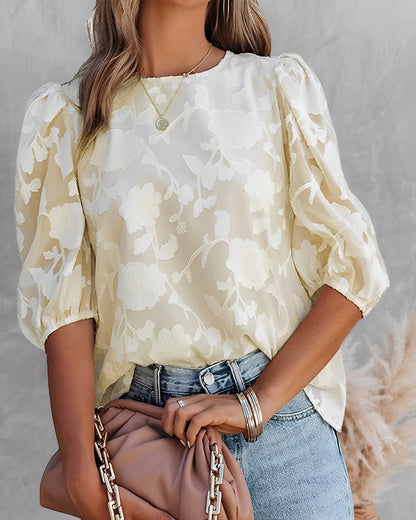 Dorothy | Elegant Women's Floral Print Blouse