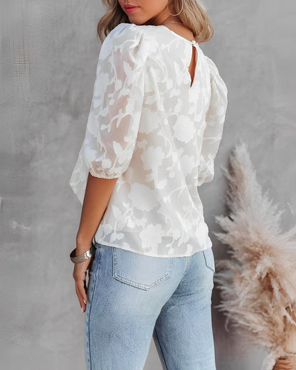 Dorothy | Elegant Women's Floral Print Blouse