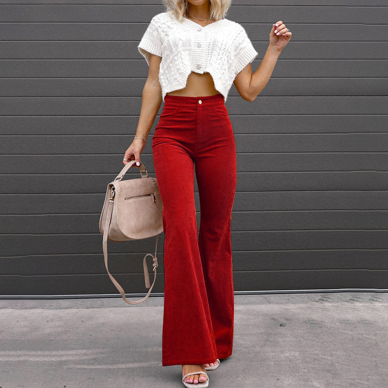 Vivienne | Stylish Velvet Pants