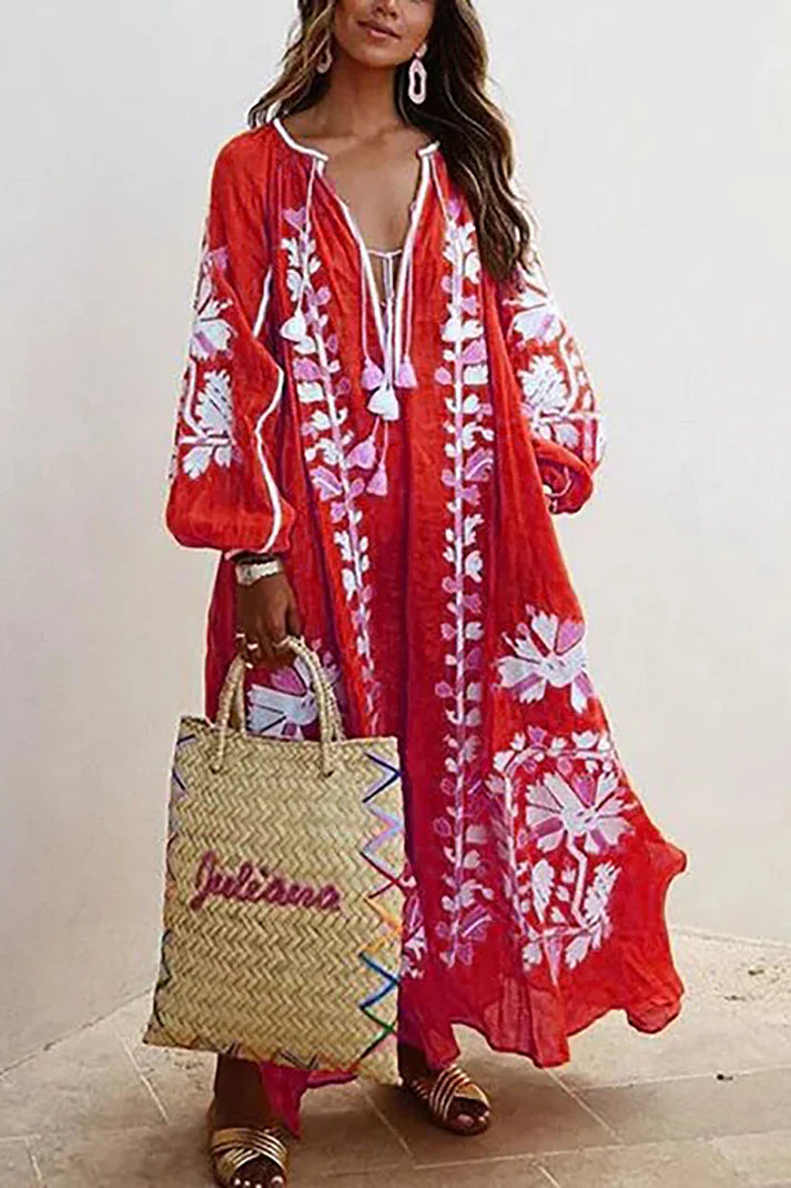 Paisleigh | Elegant Ladies Boho Maxi Dress