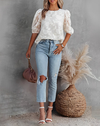 Dorothy | Elegant Women's Floral Print Blouse