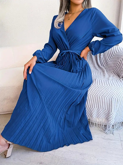Serina | Pleated Wrap Dress