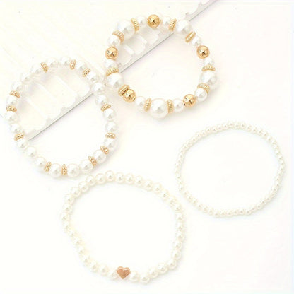 Pearl Bracelet Set
