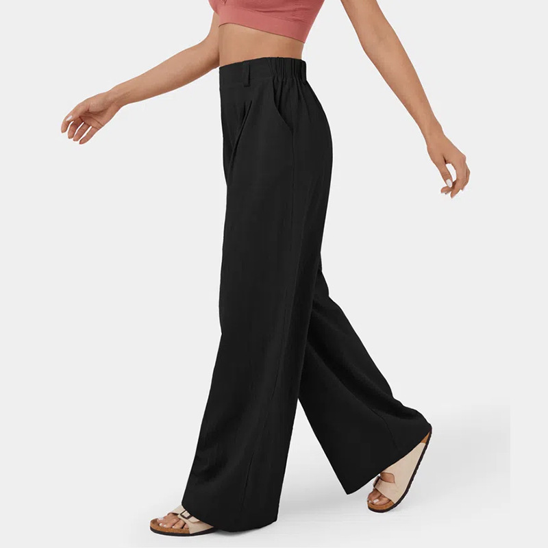 Charaya | Pants with High Waist and Pleats