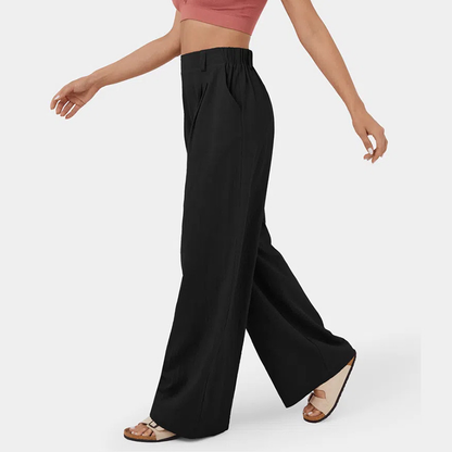 Charaya | Pants with High Waist and Pleats