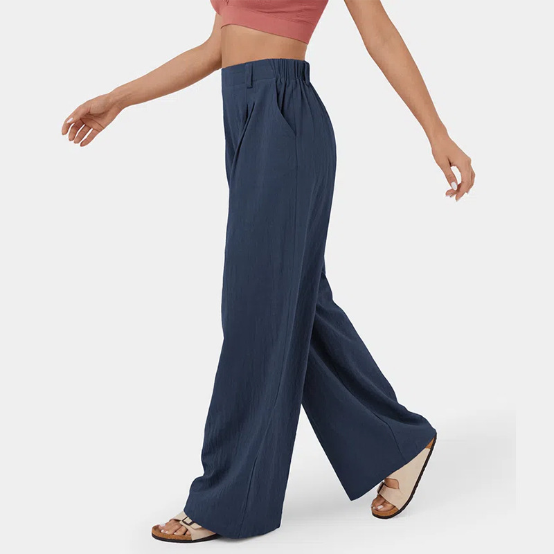 Charaya | Pants with High Waist and Pleats
