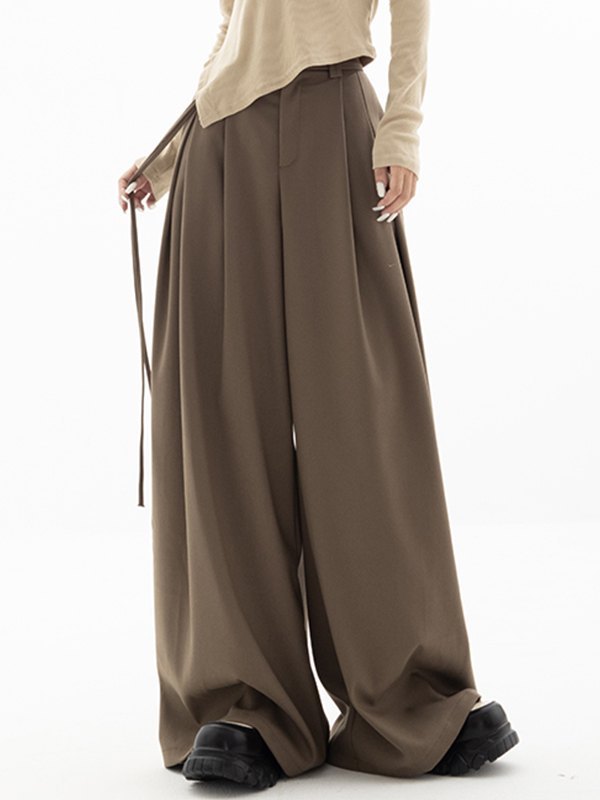Ren | Wide Trousers with High Waist
