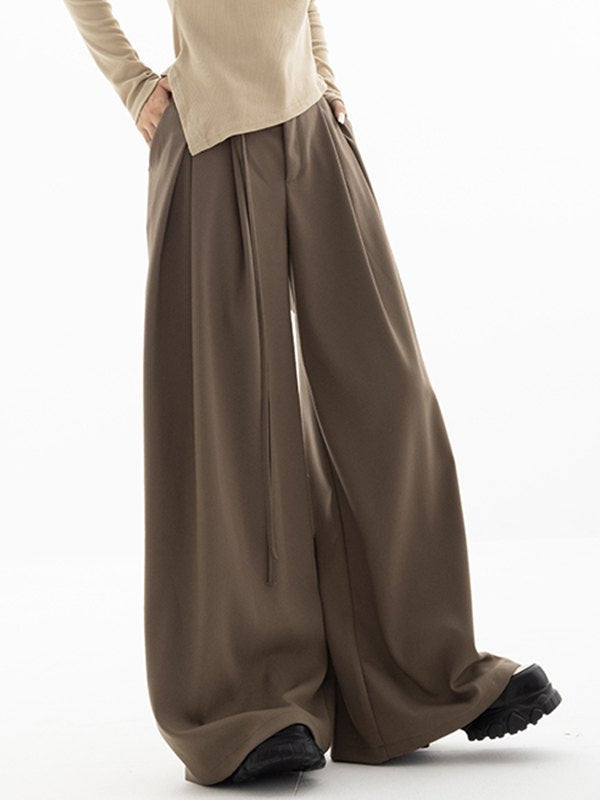Ren | Wide Trousers with High Waist