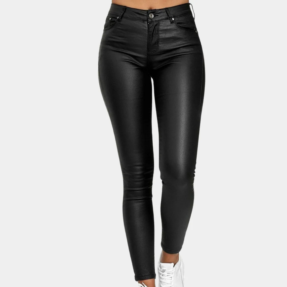 Comfortable stretch leggings with high waist for women