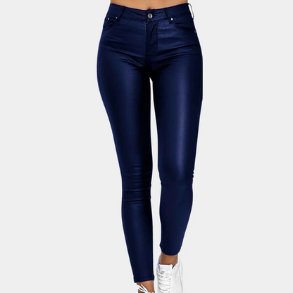 Comfortable stretch leggings with high waist for women