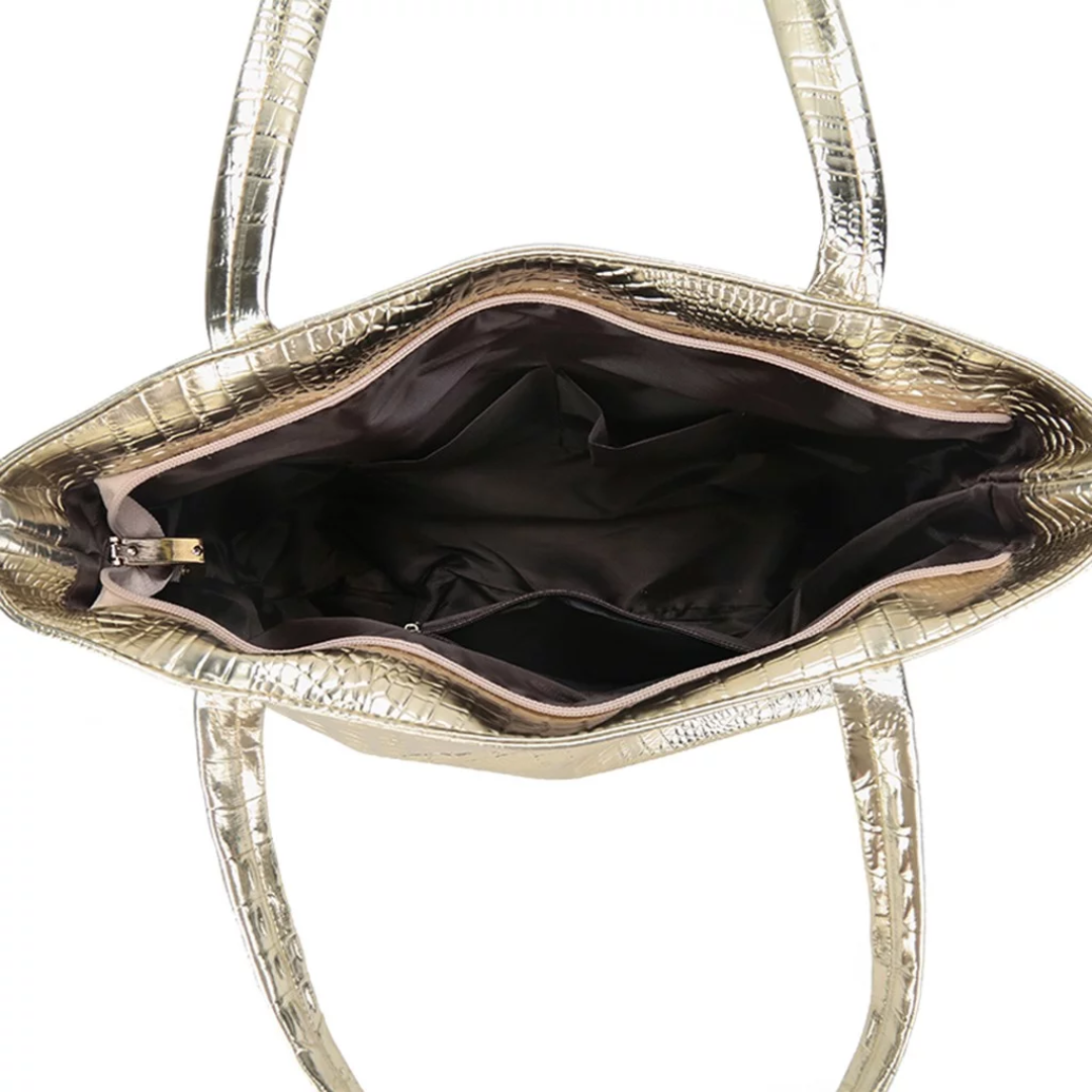 Calliope | Luxury Croco-Texture Bag