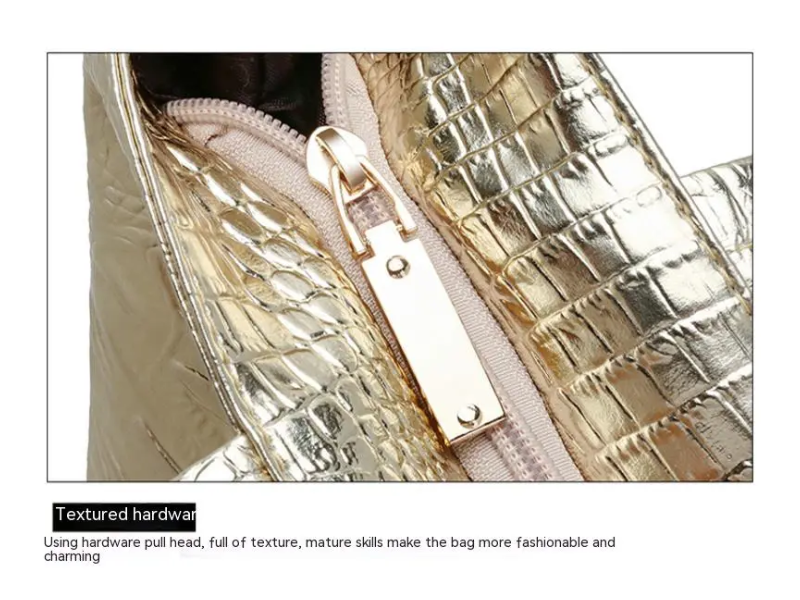 Calliope | Luxury Croco-Texture Bag