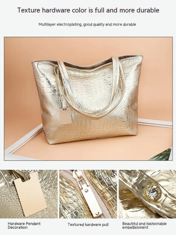 Calliope | Luxury Croco-Texture Bag