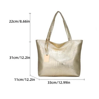 Calliope | Luxury Croco-Texture Bag