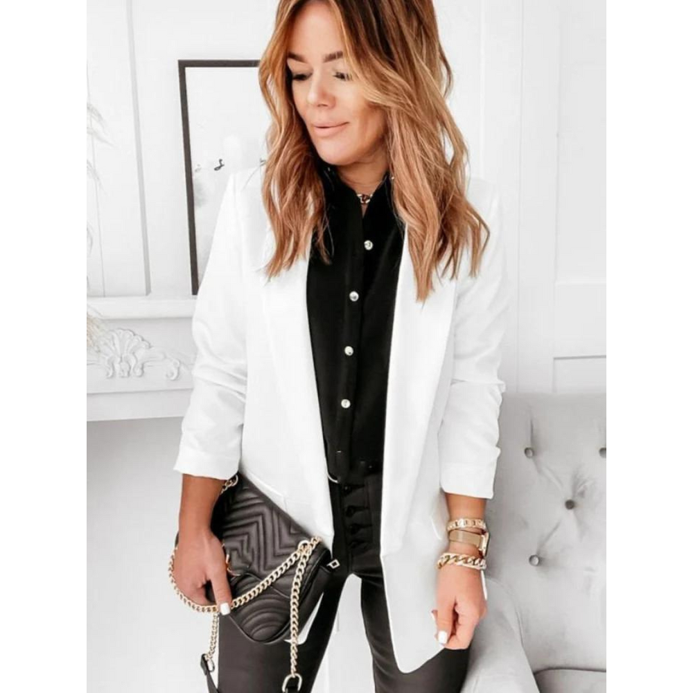 Ivee| Tailored Blazer with 3/4 Sleeves