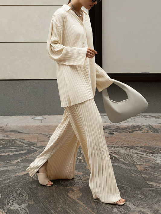 Benah | Elegant Pleated Lounge Set