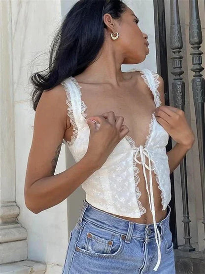 Ailsa | Lace Croptop
