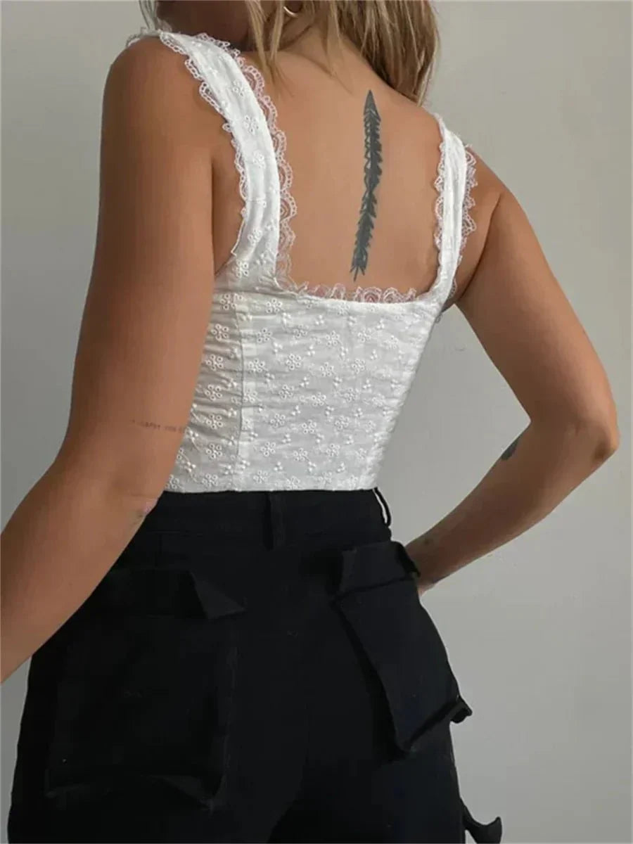 Ailsa | Lace Croptop