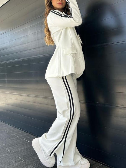 Arlette | Sporty Co-Ord Set with Blazer and Wide Pants