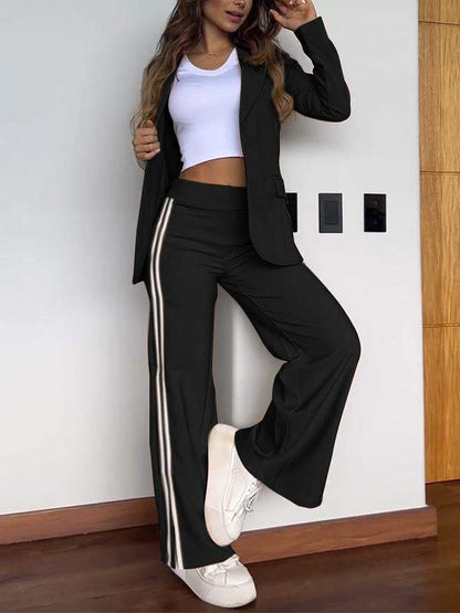 Arlette | Sporty Co-Ord Set with Blazer and Wide Pants