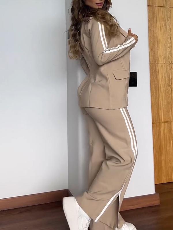 Arlette | Sporty Co-Ord Set with Blazer and Wide Pants