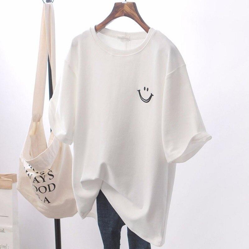 Claudia | Oversized Smiley T-Shirt