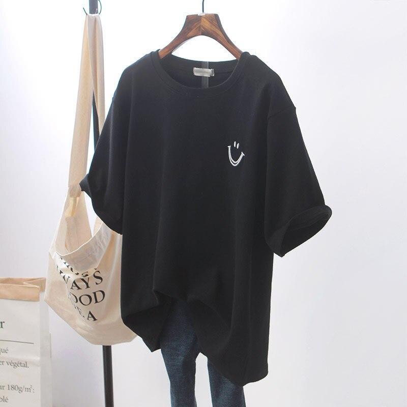 Claudia | Oversized Smiley T-Shirt