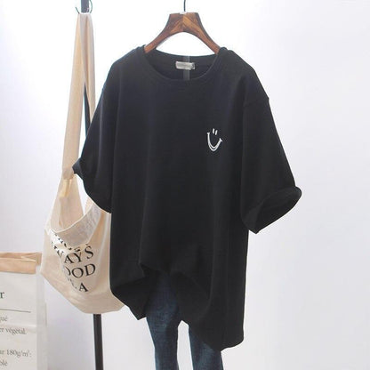 Claudia | Oversized Smiley T-Shirt