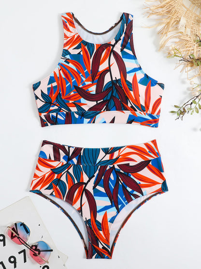 Britney | High-Neck Bikini with High-Waisted Bottom
