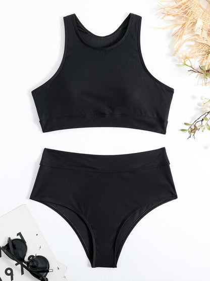 Britney | High-Neck Bikini with High-Waisted Bottom