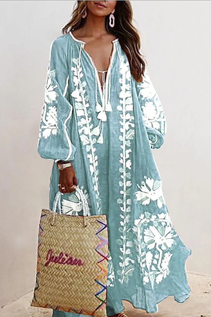 Paisleigh | Elegant Ladies Boho Maxi Dress
