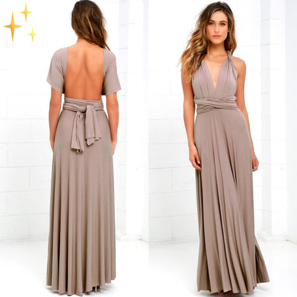 Chic Women's Infinity Maxi Dress in Multiple Styles
