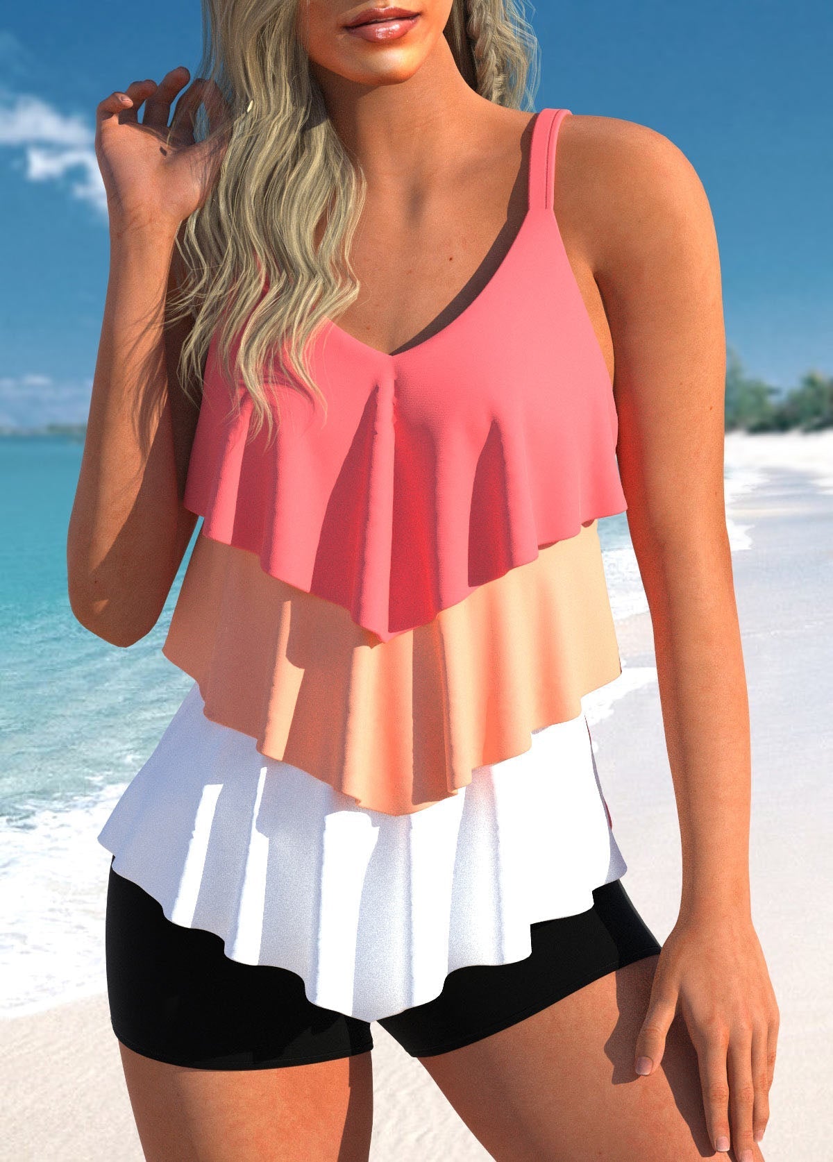 Lynn | Stylish and Comfortable with Our Tankini Set
