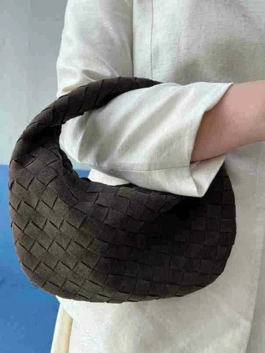 Tailynn | Stylish Brown Woven Handbag