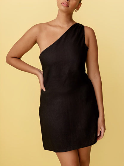 Luci | One-Shoulder Summer Mini Dress